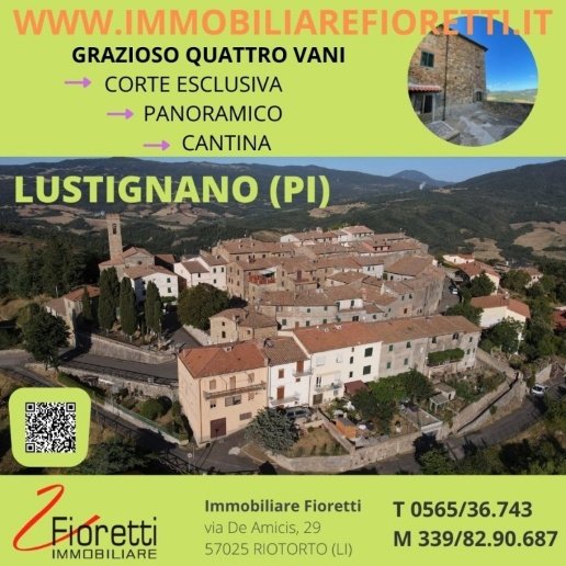 appartamento in vendita a Pomarance in zona Lustignano