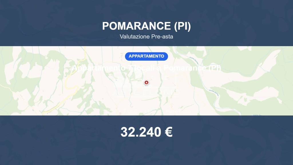 appartamento in vendita a Pomarance in zona Micciano