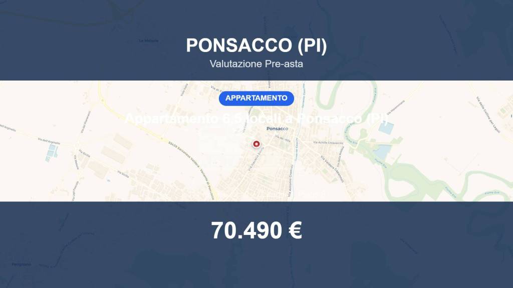 appartamento in vendita a Ponsacco