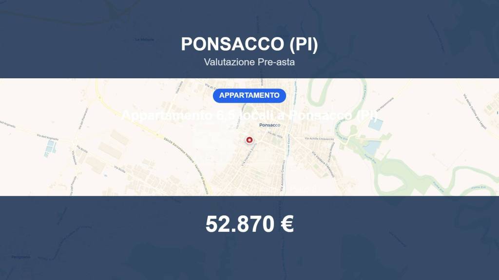 appartamento in vendita a Ponsacco