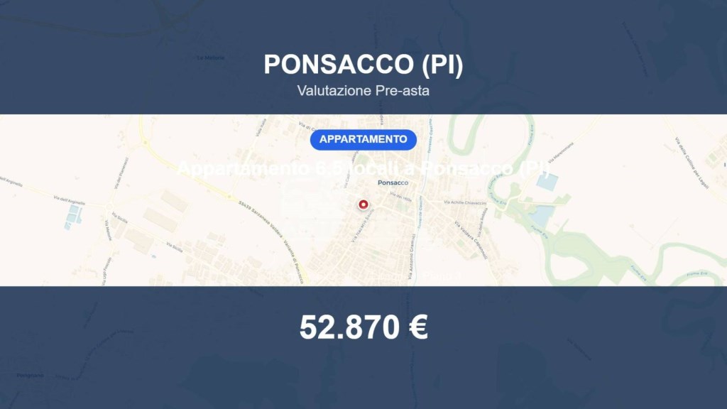 appartamento in vendita a Ponsacco
