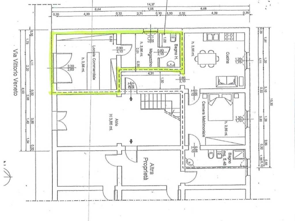 locale commerciale in vendita a Pontedera