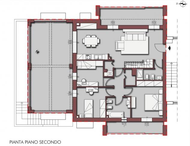appartamento in vendita a Pontedera in zona La Borra