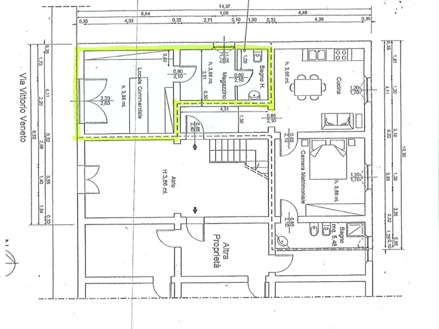 locale commerciale in vendita a Pontedera