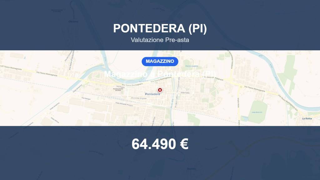 locale commerciale in vendita a Pontedera