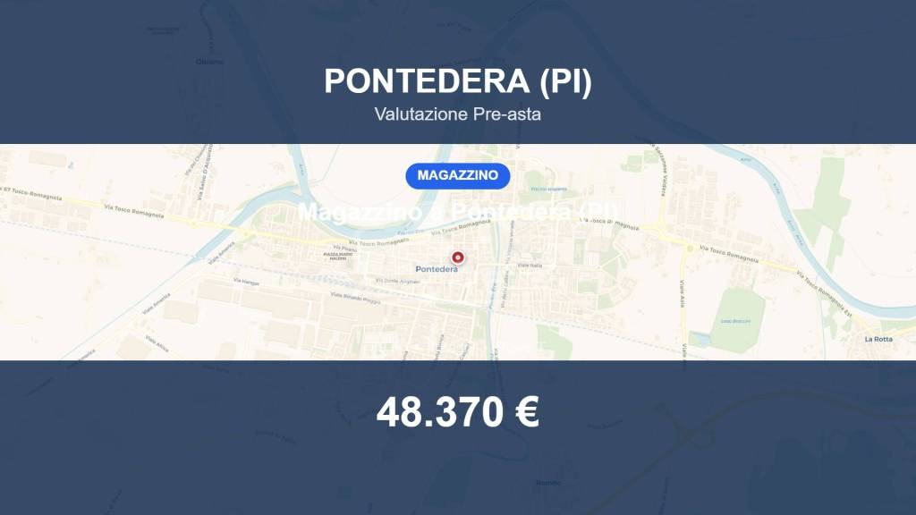 locale commerciale in vendita a Pontedera in zona La Bianca