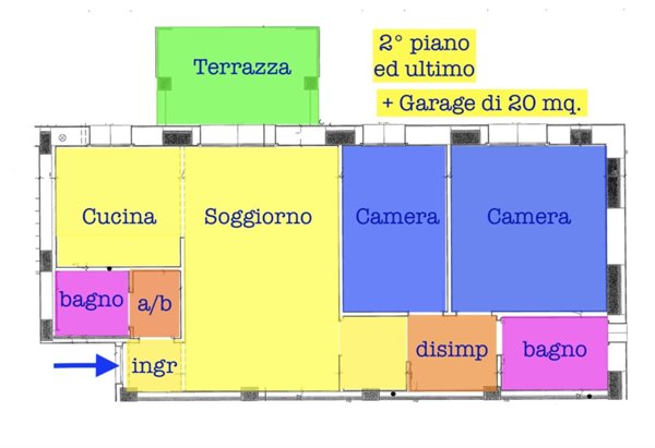 appartamento in vendita a San Giuliano Terme