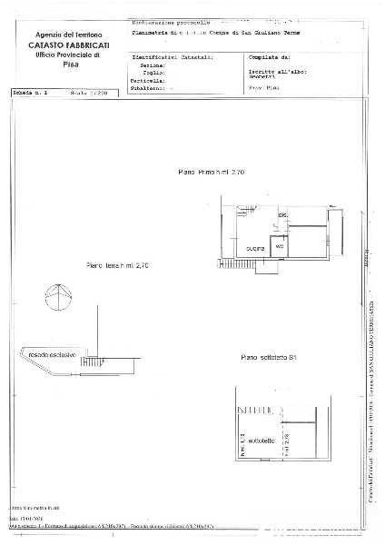 appartamento in vendita a San Giuliano Terme in zona Gello