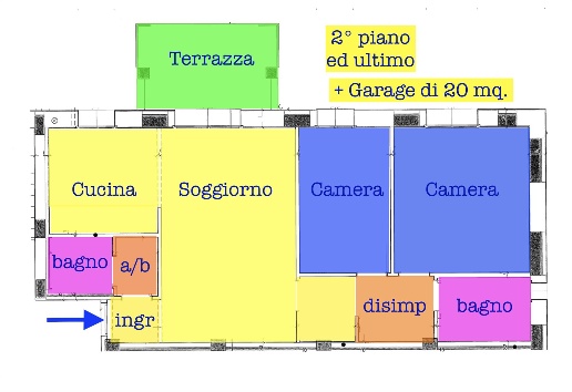 appartamento in vendita a San Giuliano Terme in zona Gello