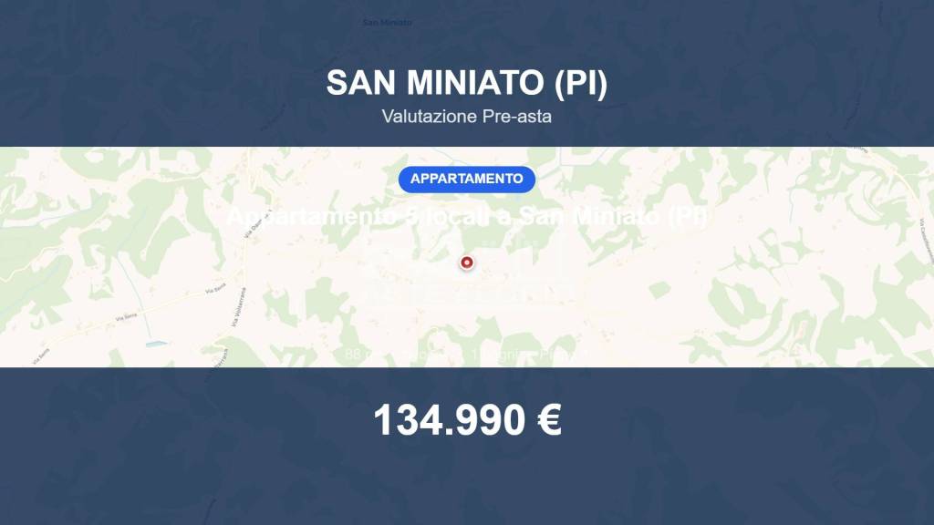 appartamento in vendita a San Miniato