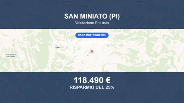 casa indipendente in vendita a San Miniato in zona Ponte a Egola