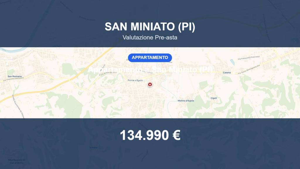 appartamento in vendita a San Miniato in zona Ponte a Egola