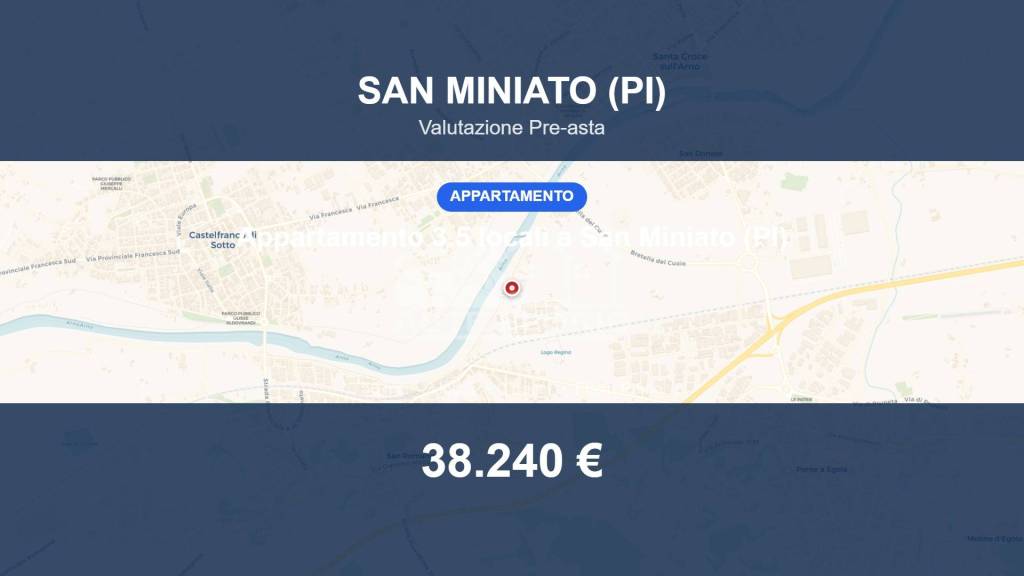 appartamento in vendita a San Miniato