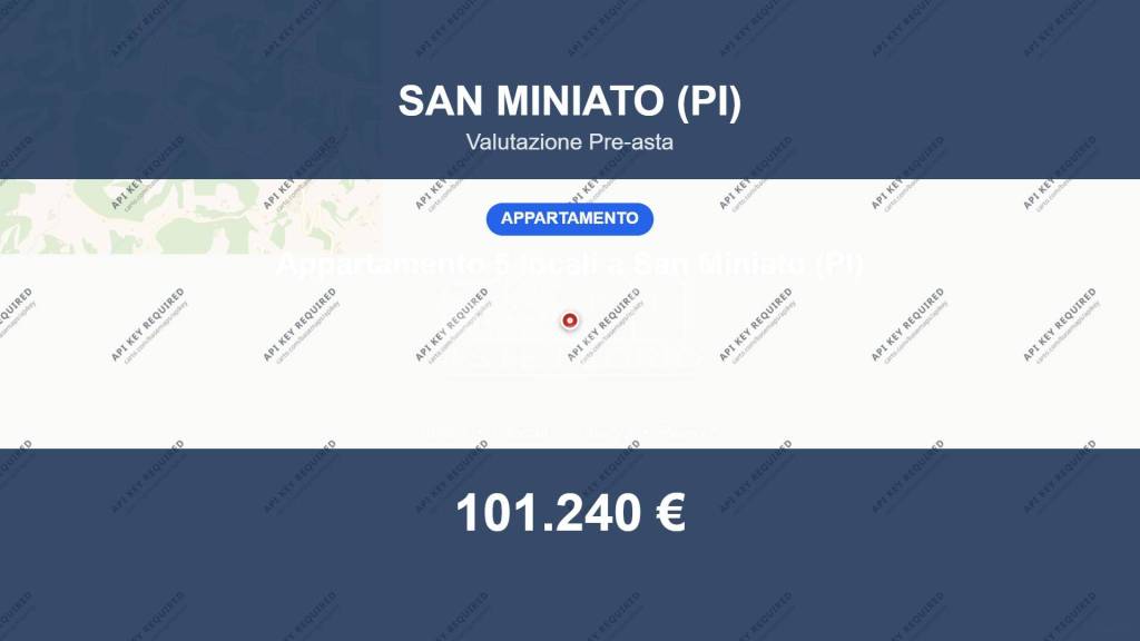 appartamento in vendita a San Miniato