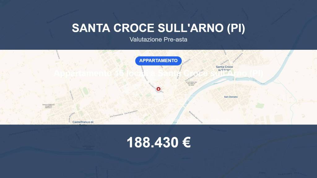 appartamento in vendita a Santa Croce sull'Arno