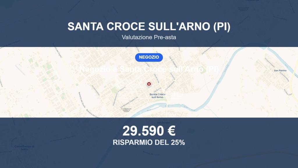 negozio in vendita a Santa Croce sull'Arno