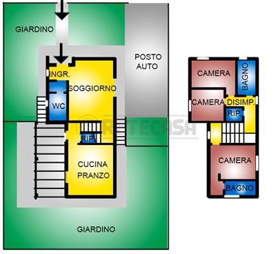 casa indipendente in vendita a Santa Maria a Monte in zona Montecalvoli