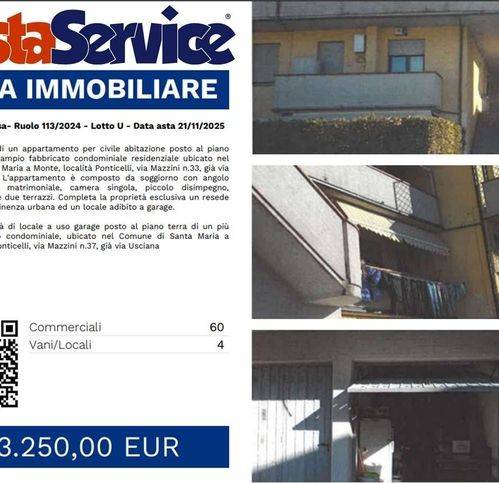 appartamento in vendita a Santa Maria a Monte