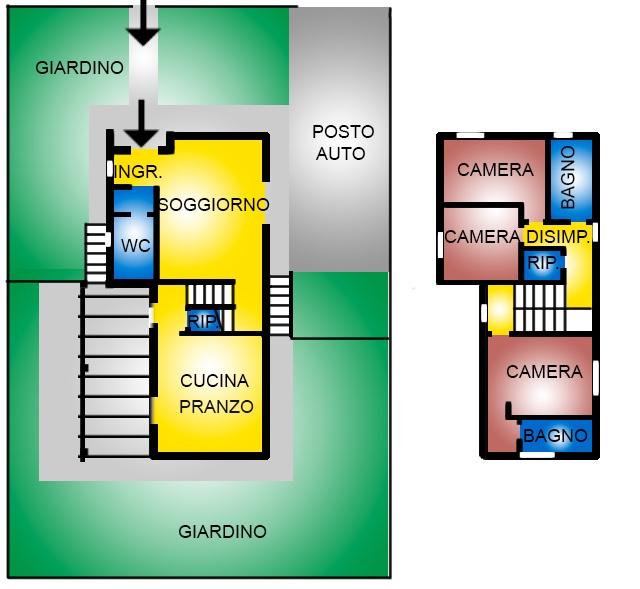 casa indipendente in vendita a Santa Maria a Monte in zona Montecalvoli
