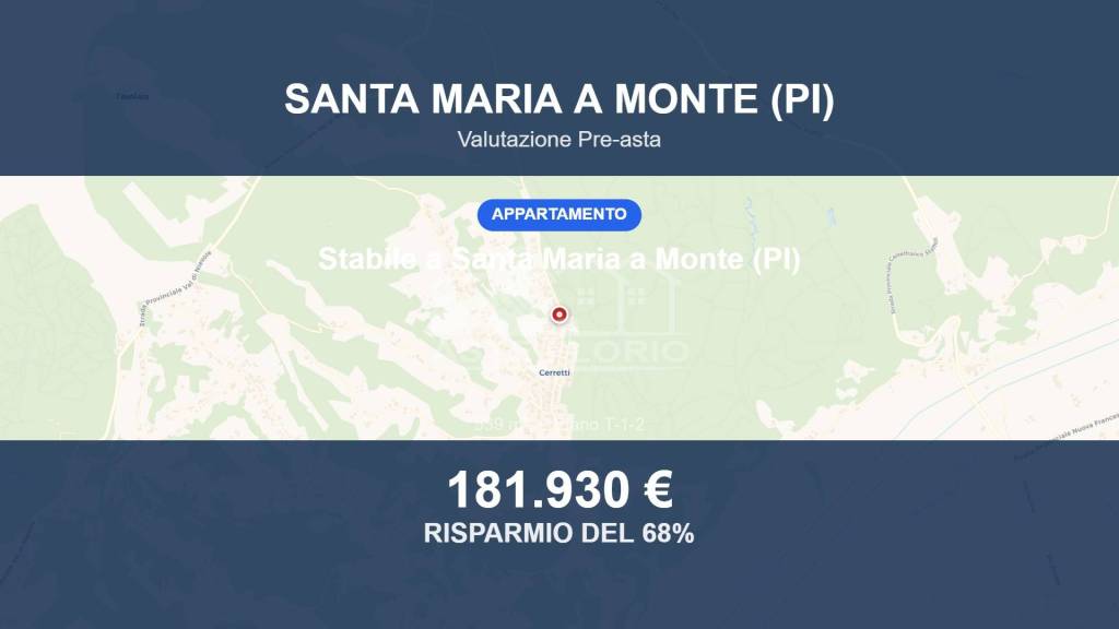appartamento in vendita a Santa Maria a Monte in zona Cerretti