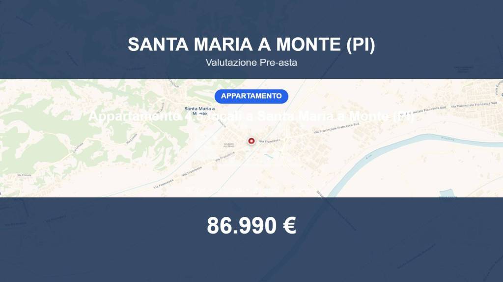 appartamento in vendita a Santa Maria a Monte in zona Cerretti