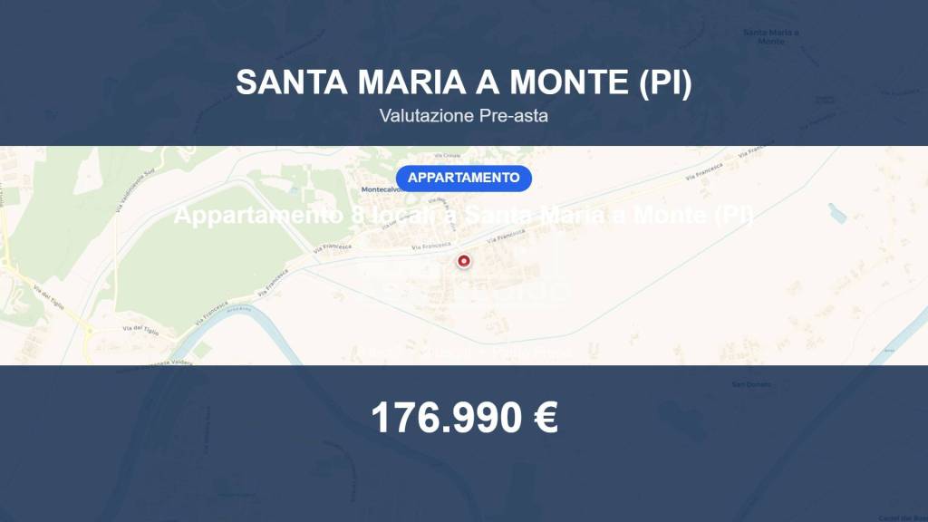 appartamento in vendita a Santa Maria a Monte in zona Montecalvoli