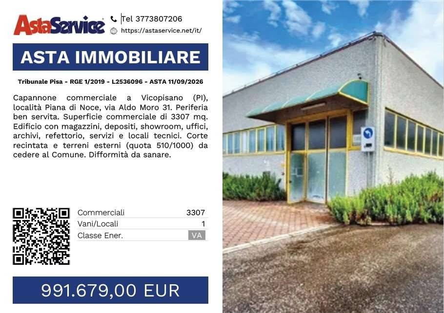 capannone in vendita a Vicopisano in zona Uliveto Terme