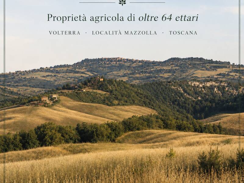 terreno in vendita a Volterra in zona Mazzolla