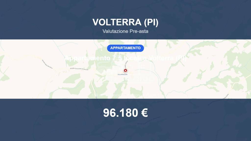 appartamento in vendita a Volterra in zona Villamagna