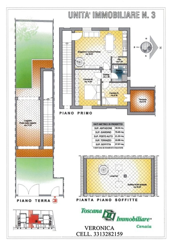 appartamento in vendita a Casciana Terme Lari in zona Perignano