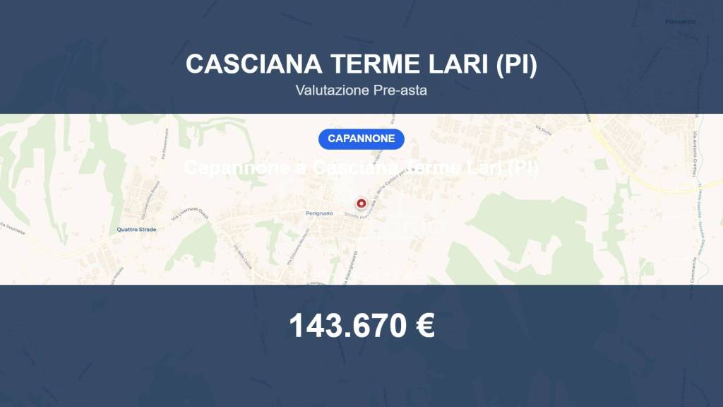 locale commerciale in vendita a Casciana Terme Lari in zona Perignano