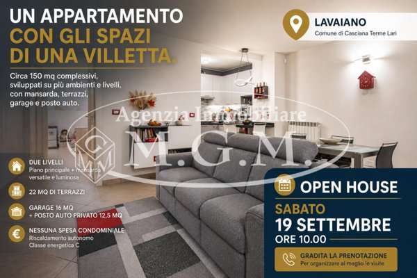appartamento in vendita a Casciana Terme Lari in zona Lavaiano