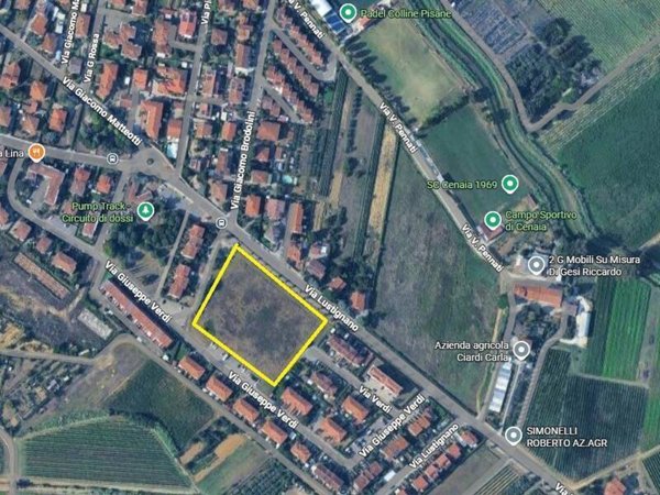 terreno in vendita a Crespina Lorenzana in zona Cenaia