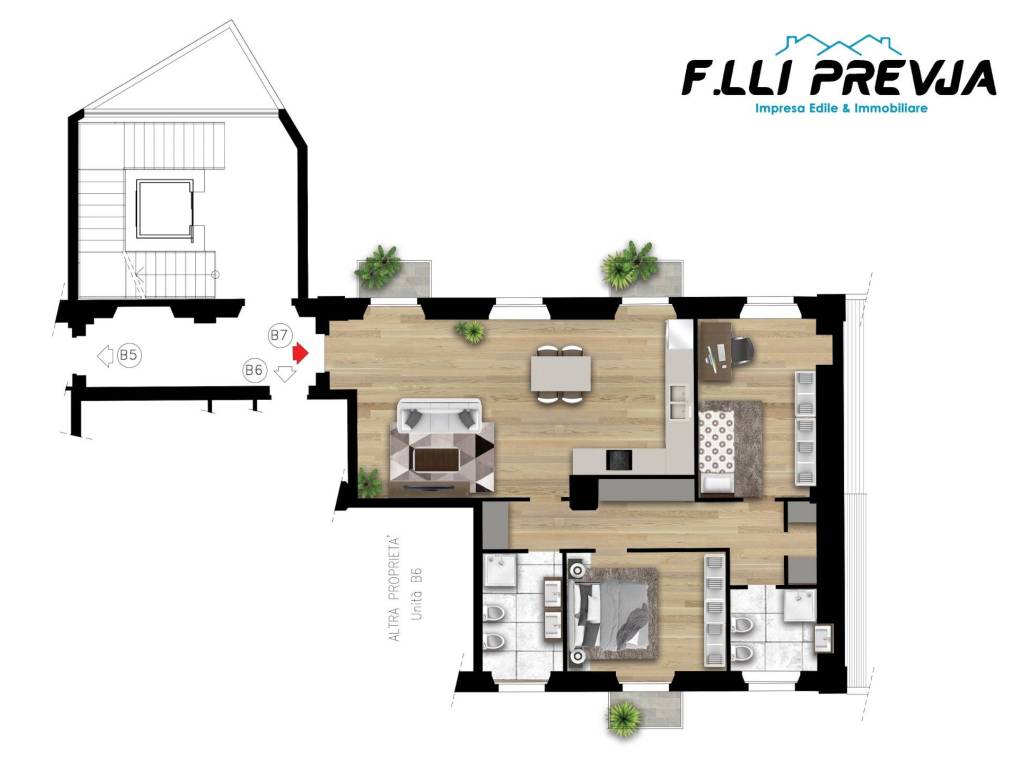 appartamento in vendita a Trecate