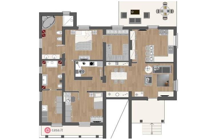 casa indipendente in vendita a Trecate