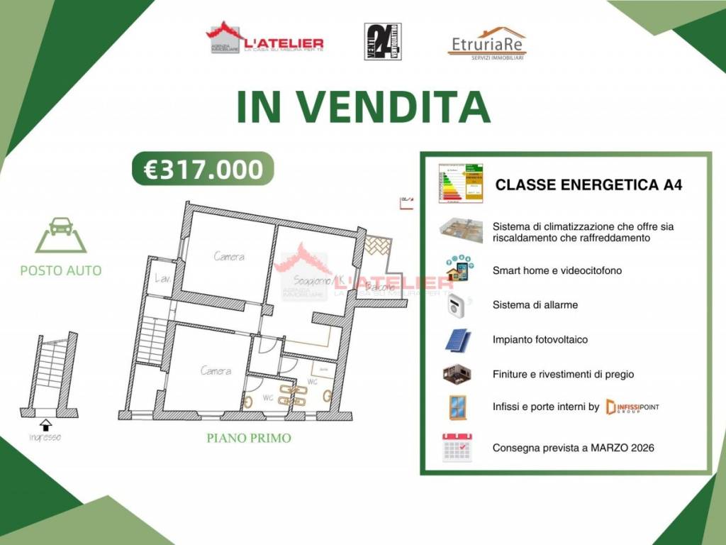 appartamento in vendita ad Arezzo in zona Centro Città