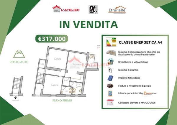 appartamento in vendita ad Arezzo in zona Centro Città