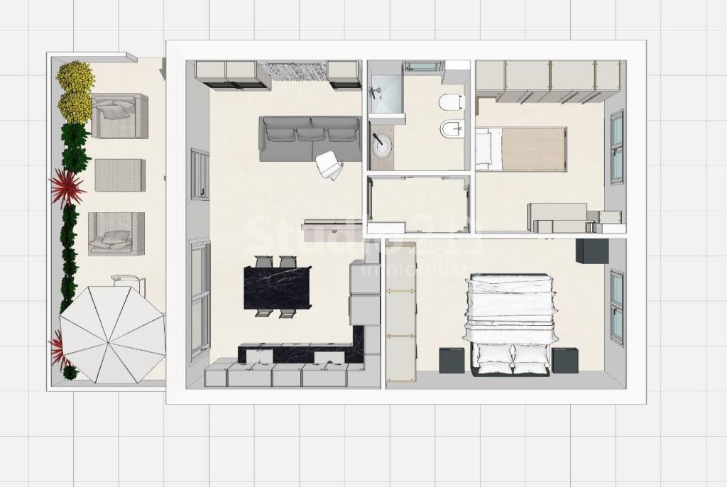 appartamento in vendita ad Arezzo in zona Pescaiola