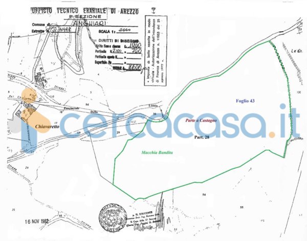 terreno agricolo in vendita ad Arezzo