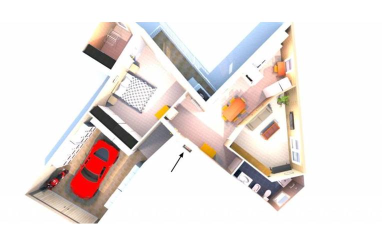 appartamento in vendita a Bibbiena in zona Partina