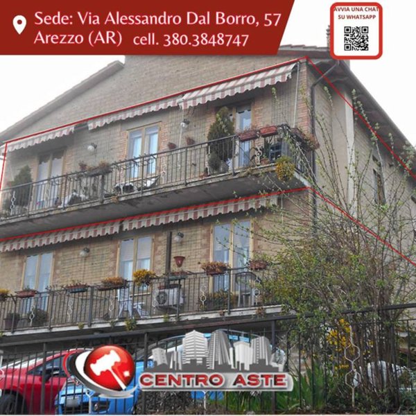 appartamento in vendita a Bibbiena in zona Santa Maria del Sasso