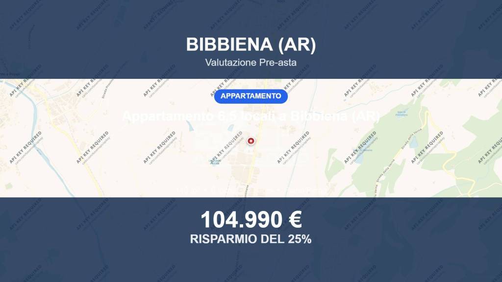 appartamento in vendita a Bibbiena in zona Pianacci