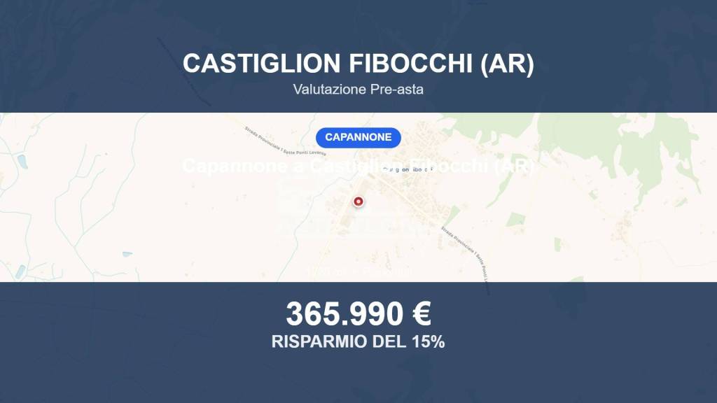 locale commerciale in vendita a Castiglion Fibocchi