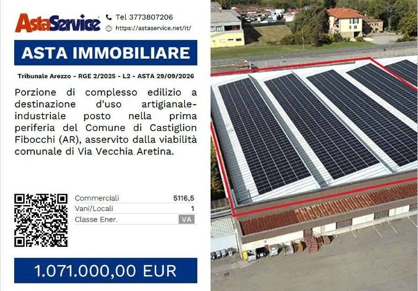 locale commerciale in vendita a Castiglion Fibocchi