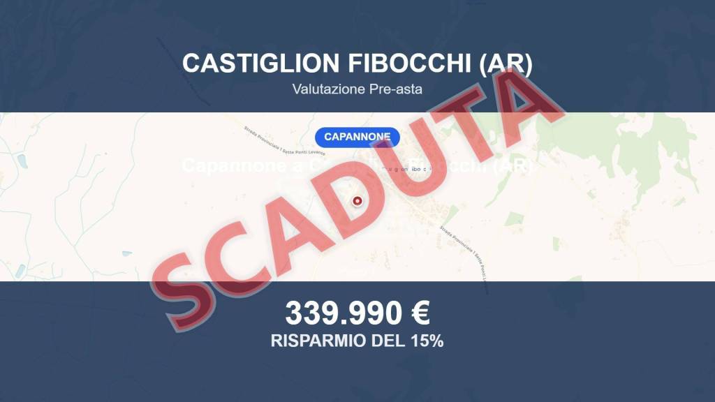 locale commerciale in vendita a Castiglion Fibocchi