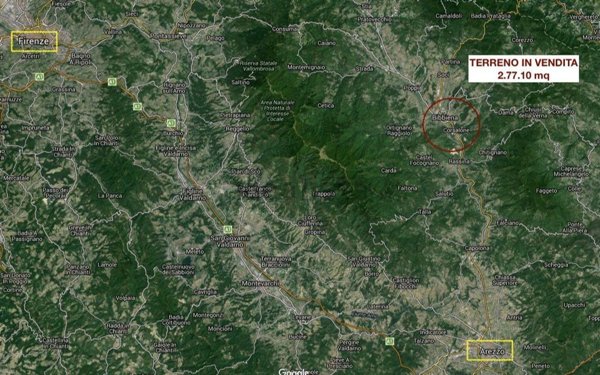 terreno edificabile in vendita a Chiusi della Verna in zona Corsalone