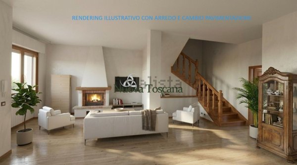 casa indipendente in vendita a Civitella in Val di Chiana in zona Pieve al Toppo