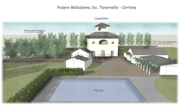 casa indipendente in vendita a Cortona