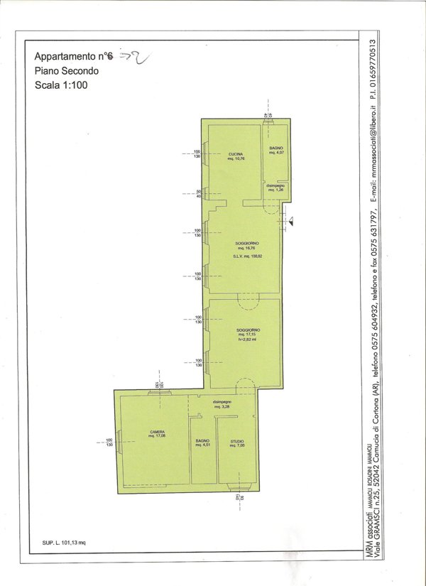 appartamento in vendita a Cortona in zona Santa Caterina