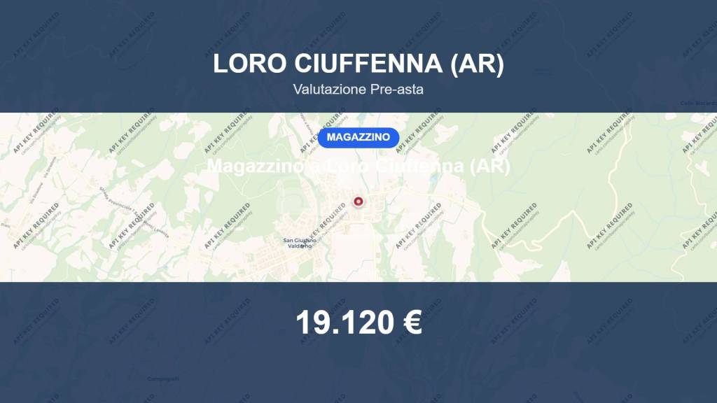 locale commerciale in vendita a Loro Ciuffenna in zona San Giustino Valdarno